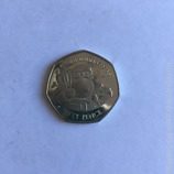 Монета Гибралтара 50 пенсов "Рождество", 2018