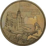 Монета Польши 2 Злотых, "Замок в Песковой Скале" AU, 1997