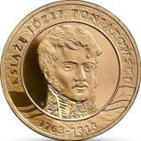 Монета Польши 2 Злотых, " 200-я годовщина со дня смерти князя Юзефа Понятовского" AU, 2013