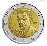 Монета Греции 2 евро "Поэт Костис Паламс", AU, 2018