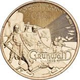 Монета Польши 2 Злотых, "Грюнвальдская битва, Битва при Клушине" AU, 2010
