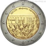 Монета 2 Евро Мальты "Совет большинства 1887 года" AU, 2012 год