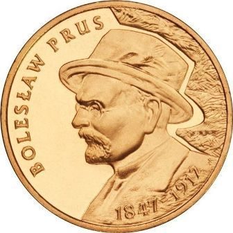 Монета Польши 2 Злотых, "100-летие со дня смерти писателя Болеслава Пруса" AU, 2012