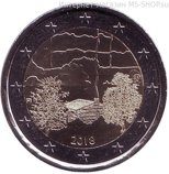 Монета Финляндии 2 евро "Финская сауна", AU, 2018