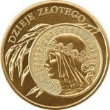 Монета Польши 2 Злотых, "10 золотых 1932 года" AU, 2006