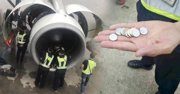 Китаец бросал "счастливые" монеты в двигатель самолёта
