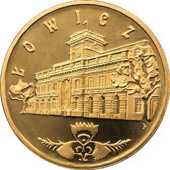 Монета Польши 2 Злотых, "Лович" AU, 2008