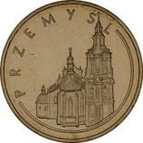Монета Польши 2 Злотых, "Пшемысль" AU, 2007