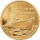 Монета Польши 2 Злотых, "Эсминец "Перун"" AU, 2012