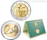 Монета Ватикана 2 Евро "XXVIII Всемирный день молодёжи в Рио-де-Жанейро" AU, 2013 год