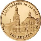 Монета Польши 2 Злотых, "Тшебница" AU, 2009