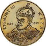 Монета Польши 2 Злотых, "Сигизмунд III Ваза" AU, 1998