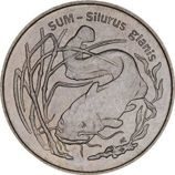 Монета Польши 2 Злотых, "Сом" AU, 1995