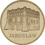 Монета Польши 2 Злотых, "Ярослав" AU, 2006