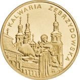 Монета Польши 2 Злотых, " Кальваря-Зебжидовская" AU, 2010