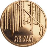 Монета Польши 2 Злотых, "Сибиряки" AU, 2008