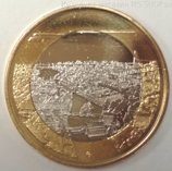 Монета Финляндии 5 Евро "Приморский пейзаж Хельсинки"