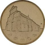 Монета Польши 2 Злотых, "Ломжа" AU, 2007