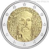 Монета Финляндии 2 Евро "125 лет со дня рождения Ф.Э.Силланпяя" AU, 2013 год