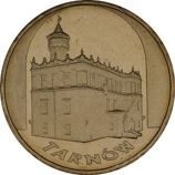 Монета Польши 2 Злотых, "Тарнув" AU, 2007