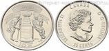 Монета Канады 25 центов "125 лет Кубку Стенли", AU, 2017