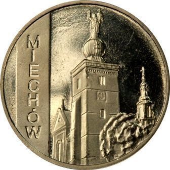 Монета Польши 2 Злотых, "Мехув" AU, 2010
