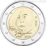 Монета Финляндии 2 Евро, "100 лет со дня рождения Туве Янссон", AU, 2014