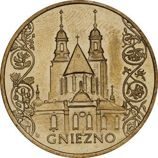 Монета Польши 2 Злотых, " Гнезно" AU, 2005