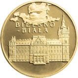 Монета Польши 2 Злотых, "Бельско-Бяла" AU, 2008