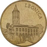 Монета Польши 2 Злотых, "Легница" AU, 2006