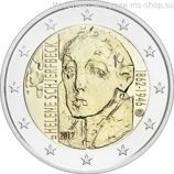 Монета 2 Евро Финляндии  "150 лет со дня рождения художницы Хелены Шерфбек" AU, 2012 год