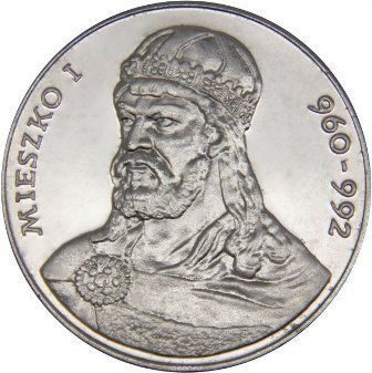 Монета Польши 50 злотых, "Мешко I (960-992)" AU, 1979
