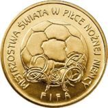 Монета Польши 2 Злотых, "Чемпионат мира по футболу Германия 2006" AU, 2006