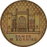 Монета Польши 2 Злотых, "Замок в Курнике" AU, 1998
