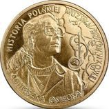 Монета Польши 2 Злотых, "Агнешка Осиецка" AU, 2013