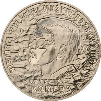 Монета Польши 2 Злотых, "Кшиштоф Комеда" AU, 2010