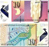 У Македонии будут полимерные банкноты.