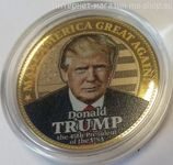 Монетовидный жетон "Дональд Трамп" (на монете 10 рублей)