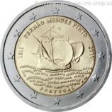 Монета Сан-Марино 2 Евро "500 лет со смерти художника Пинтуриккьо" AU, 2013 год