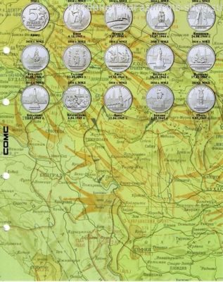 Разделитель для монет "Города-столицы европейских государств, освобожденные советскими войсками"