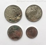 Комплект из 4-х монет Бурунди 1980-2011