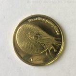 Монета Острова Мурея 1 доллар "Наутилус помпилиус", 2018