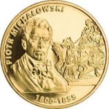 Монета Польши 2 Злотых, "Петр Михайловски" AU, 2012