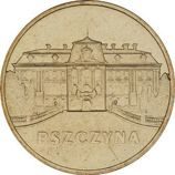 Монета Польши 2 Злотых, "Пщина" AU, 2006