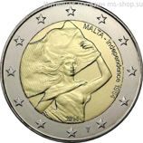 Монета Мальты 2 Евро, "Независимость 1964 года", AU, 2014