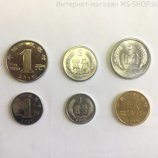 Комплект из 6-ти монет Китая "1986-2018гг"