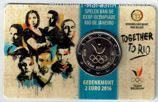 Монета Бельгии 2 Евро "Летние Олимпийские игры 2016 в Рио-де-Жанейро" AU (в упаковке) 2016 год