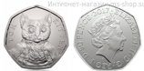 Монета Великобритании 50 пенсов "Кот Том", AU, 2017