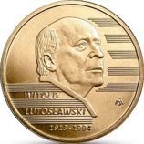 Монета Польши 2 Злотых, "Витольд Лютославски " AU, 2013