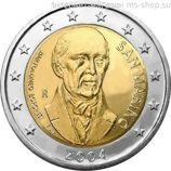 Монета 2 Евро Сан-Марино "Бартоломео Боргези" AU, 2004 год